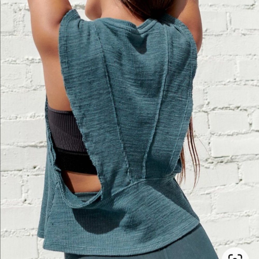 Free People Movement No Frills Waffle Tank Top